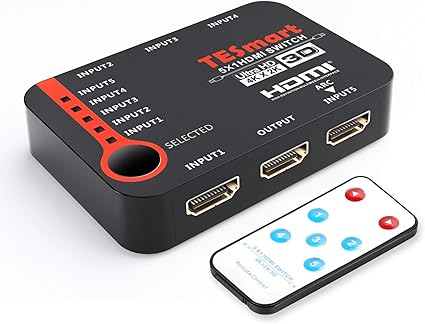 Amazon Co Jp Tesmart Hdmi分配器 5入力1出力 4k30hz Hdmi切替器 5ポート Hdmi 切り替え 同時出力 Hdcp Arc対応 Irリモコン付 Hdtv Ps3 4 Nintendo Switch Xbox ゲーム機など 12ヶ月保証付き パソコン 周辺機器 Amazon Co Jp Tesmart Hdmi分配器 5入力1出力 4k30hz Hdmi切替器 5ポート Hdmi 切り替え 同時出力 Hdcp Arc対応 Irリモコン付 Hdtv Ps3 4 Nintendo Switch Xbox ゲーム機など 12ヶ月保証付き パソコン 周辺機器