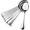 Lazooy 8 Pack Serving Spoon Set 18/10 Stainless Steel Serving Utensil No Rust Large Serving Tablespoons for Buffet Banquet, Mirror-Polished, 8 Inch