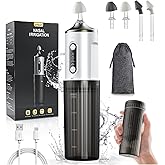 CYOUH Nasal Irrigation System, 200ml, Electric Neti Pot (Gray) | 4 Nozzles &amp; 30 Salts, USB-C Charge, For Adults &amp; Kids, Gentle Sinus Relief, Compact &amp; Easy Assembly For Travel