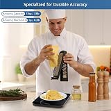 Vitafit 33lb Kitchen Scale High Accuracy 0.1oz 1g 8.5x7.1in Black view 4