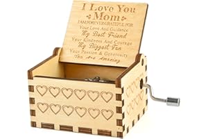 byykit Music Box Gifts for Mom,You are My Sunshine Music Boxes for Mother's Day Birthday Christmas Day