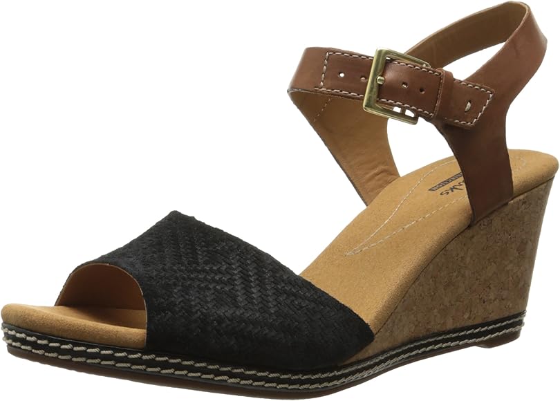 clarks wedge sandals uk
