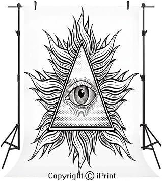 Amazon Com Eye Photography Backdrops Triangle Shape With Wavy