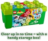 LEGO DUPLO Brick Box 65 Pieces Car Figures 18+ Months Storage view 5