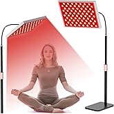 i-Venoya Red Light Therapy for Body: Infrared Light Therapy Panel Lamp with Stand, 660nm Deep Red and 850nm Near Infrared LED Device at Home for Face and Body