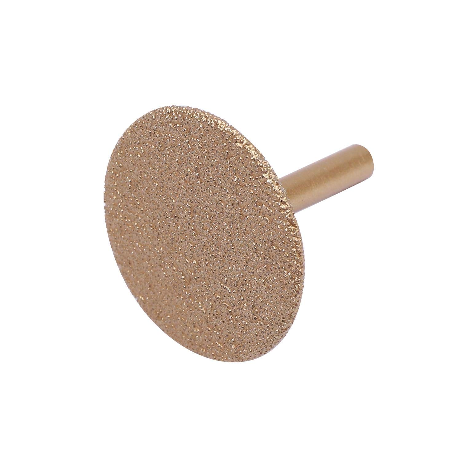 KATSU Tools Die Grinder Burr Diamond Router Bit 6mm Shank Grit 40# Circular 40x2