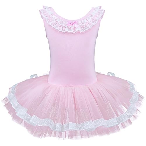 iEFiEL Girls Ballet Tutu Dress Gymnastic Leotard Skirt Ballerina