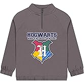 Harry Potter Sweater With Zip, Hogwarts Kids Jumper, Boys Sweater With Quarter Zip, Cotton Boys Clothes