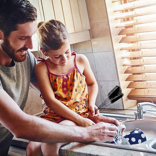 Swirlcolor 2 In 1 Fensterschlitze Burste Spalt Mit Kehrschaufel Pinsel Reinigung Von Werkzeugen Bildschirmfenster Tastaturburste 3 Pieces Amazon De Kuche Haushalt