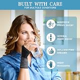 ACWOO Wrist Brace 2 Pack Elastic Support with Adjustable Strap Black view 4