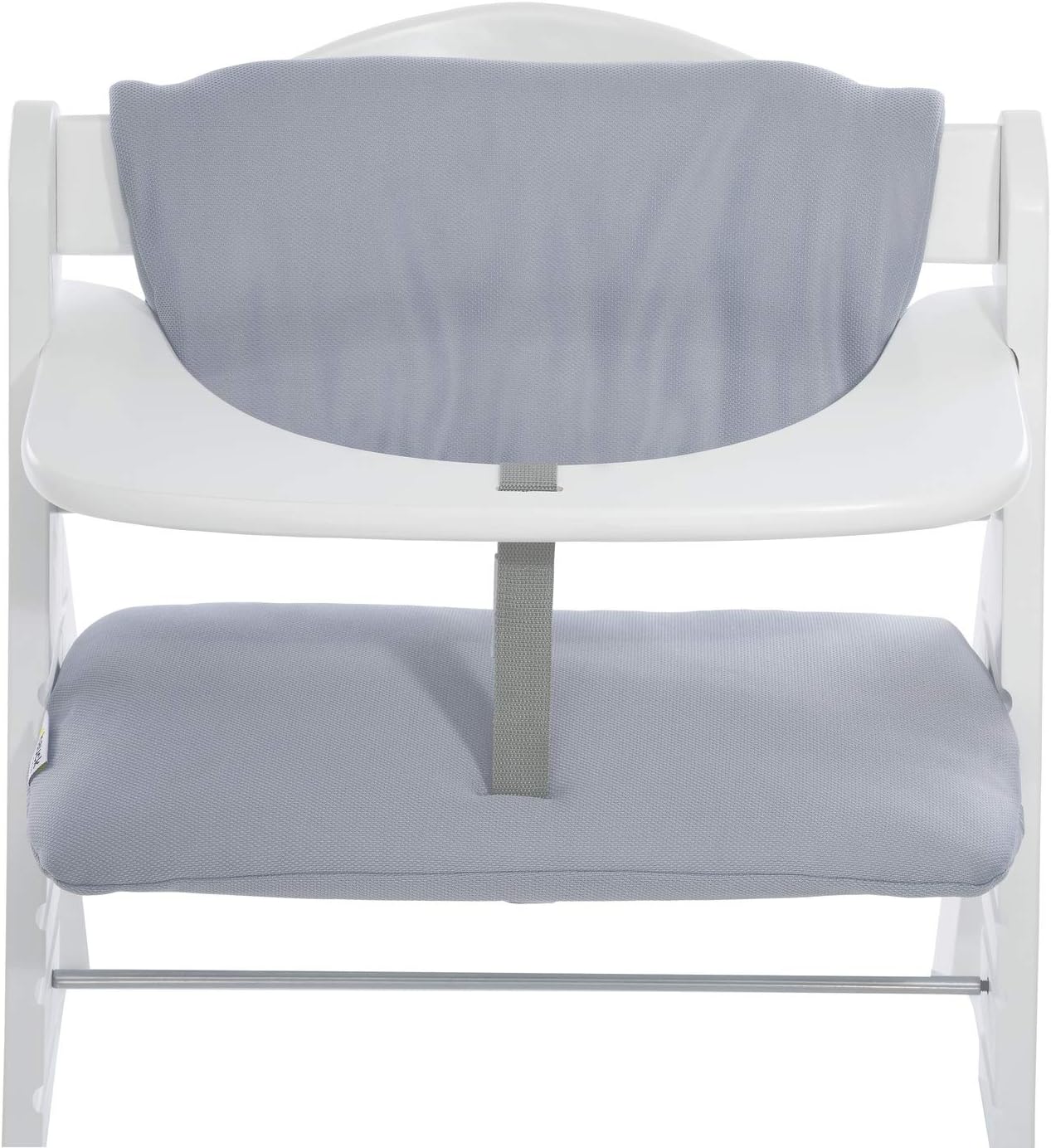 Hauck Alpha Highchair Pad Deluxe Seat Cushion, Stretch Grey, 6+ Mesi