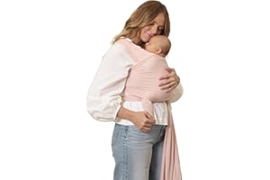 Solly Baby Wrap, Buttery-Soft Baby Carrier Newborn to Toddler 8-25 Lbs., Lightweight & Hands-Free Infant Sling Wrap, Breathable Carrier, Baby Wearing & Postpartum Essential, New Mom Gift, Ballet
