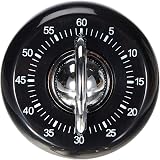 Judge Kitchen Classic Timer Black 60 Minute Wind Up Cooking Timer view 2