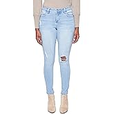Royalty for Me Womens Women's Wannabettabutt Mid-Rise Regular Hem Skinny Sustainable JeanPants