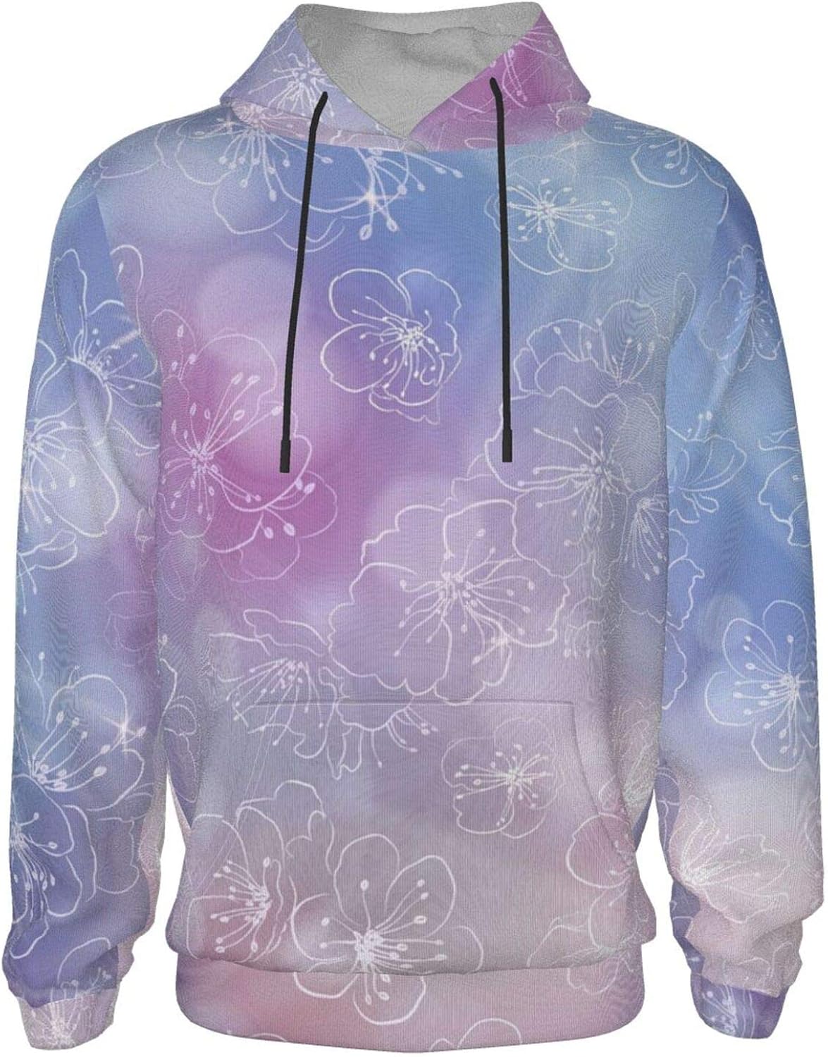 Anime hoodie Flower Background With Cherry Blossoms Youth