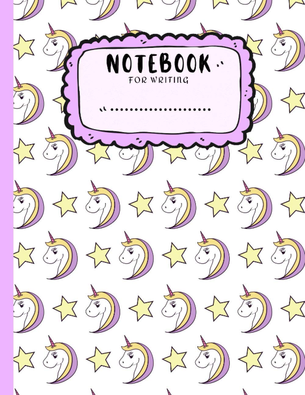 Notebook for writing: College Ruled, Soft Cover, Large Composition Book, 8.5 x 11 inch (21,59 x 27.94 cm), 110 pages for writing โ image 1
