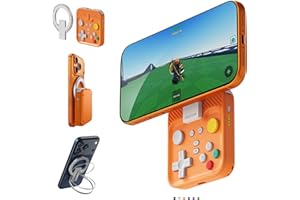 abxylute M4 Snap-On Mobile Gaming Controller for Android & iPhone, Lightweight Portable Phone Controller, Pocket-Sized Retro 