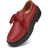 BEAUSEEN Women's Vegan Leather Platform Chunky Loafers Clssic Penny Loafers Slip On Comfort Business Work Office Dress Walking Shoes