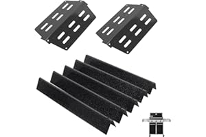 WEBROIL 7620 Flavorizer Bars and 7622 Heat Deflector for Weber Genesis 300 Series E320, S310, E310, S330, E330, S-310, S-320, S320 with Front Control Grills, Replacement Parts for Weber 7621 65505,17.5 Inch