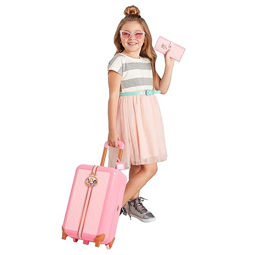 Disney Princess Travel Suitcase Play Set for Girls with Luggage
