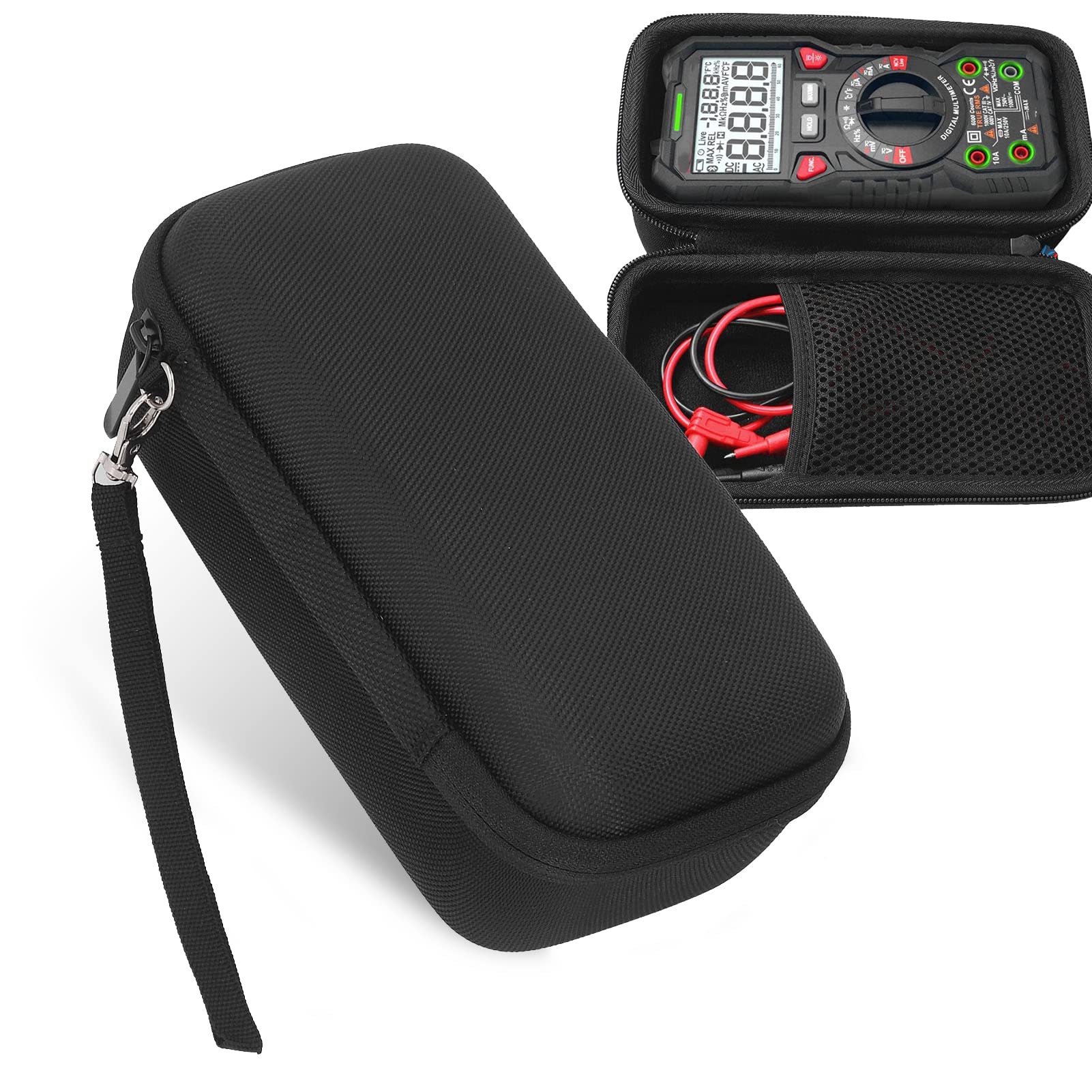 Case for KAIWEETS Digital Multimeter and HT118A TRMS 6000 Counts Voltmeter, EVA Hard Case Protective Carrying Storage Bag