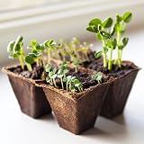 KINGLAKE 10 Pack Seed Trays 12 Cells Biodegradable Paper Pots Garden Kit view 6