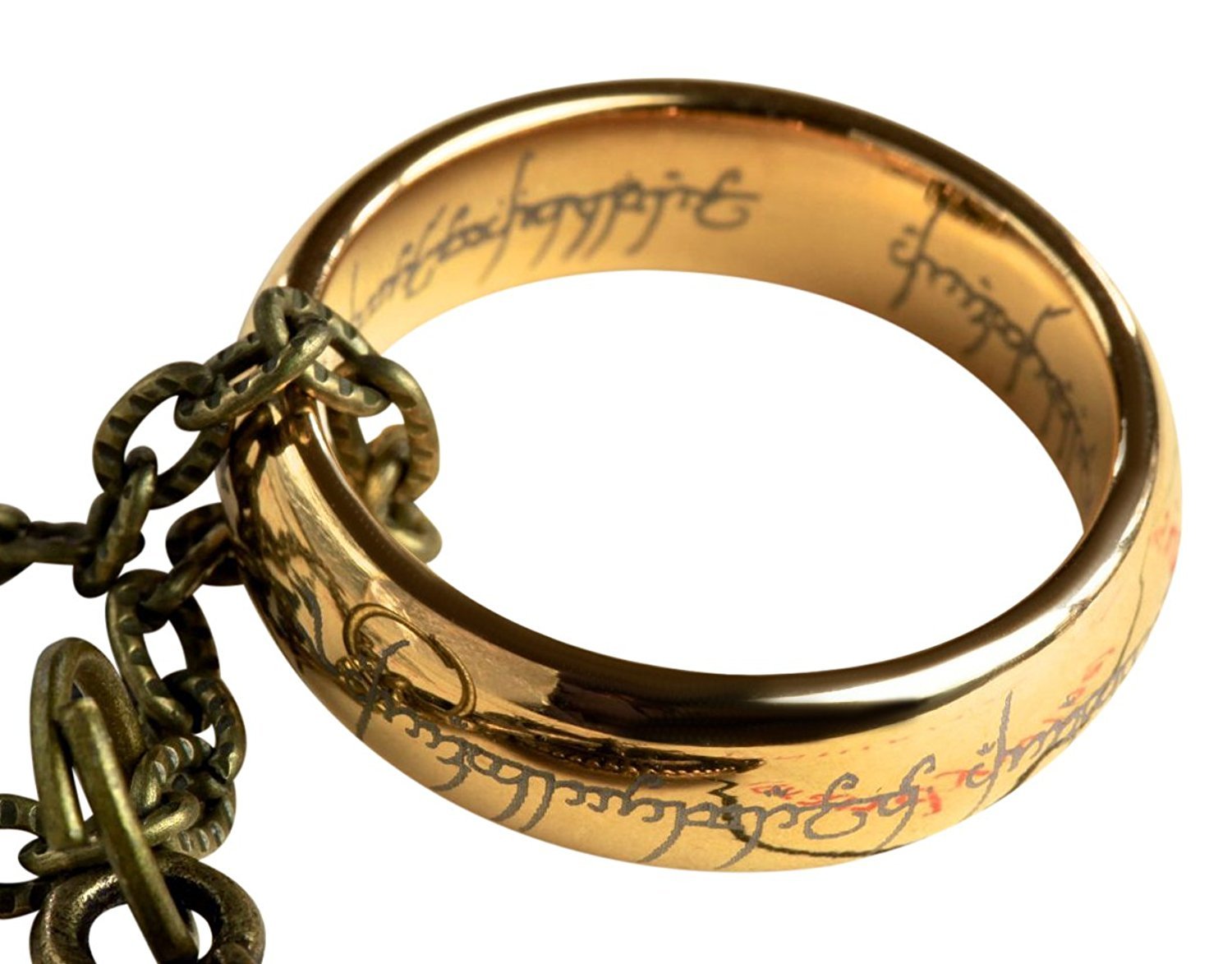 Lord of The Rings The One Ring with Chain and Gift Box, Hobbit Novelty