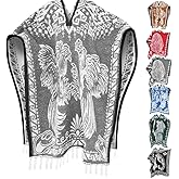 Artisans Bazaar Mexican Poncho Sarape Aztec Men Hombre Mexico Gabanes Mexicanos Western Cowboy Costume Adulto Jorongos