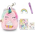 Unicorn Mini Backpack with Stationery Set - Includes Mini Notebook, Gel Pen, Eraser, Stickers - Gift for Tweens Ages 8+ - Portable, Cute, and Magical
