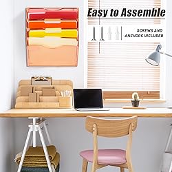 EASEPRES 5 Pocket Mesh Hanging Wall File