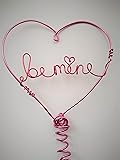 Be Mine Valentine Tree Topper in Red and Pink Or