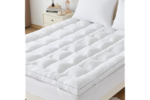 Aodeng 2 Inch Memory Foam Mattress Topper Queen for Back Pain, Extra Soft Pillow Top Mattress Topper