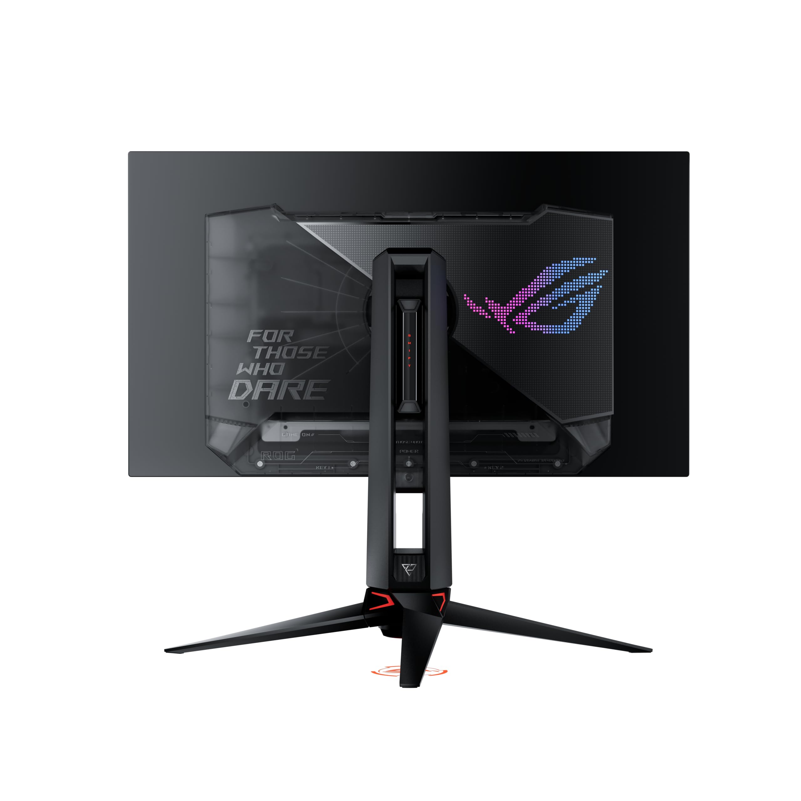 ASUS ROG Swift OLED 27” 1440P Gaming Monitor (PG27AQDP) - WOLED, QHD, 480Hz, 0.03ms, G-SYNC Compatible, Custom Heatsink, AI Assistant, DisplayHDR400 True Black, 99% DCI-P3, True 10-bit, DisplayWidget