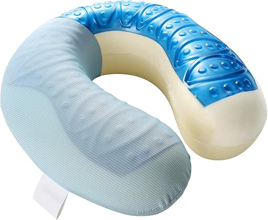 Amazon Com General Armor Travel Neck Pillow With Cooling Gel And