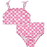 Disney Minnie Mouse Bikini Set - Minnie Mouse and Mickey Mouse Stylish Swimwear Bathing Suit for Girls and Teens