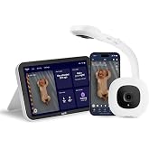 Nanit Smart Baby Video Monitor System with Floor Stand &amp; 8" Display Screen | Crystal-clear video, Real-time notifications, Sleep insights