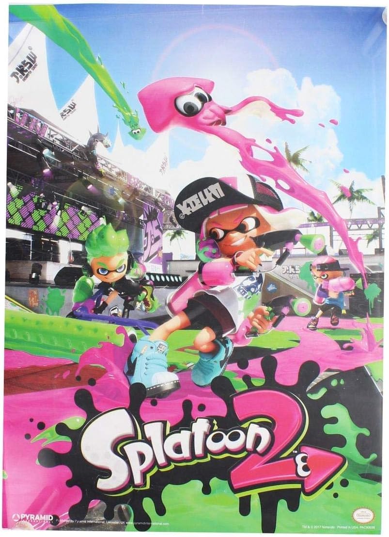splatoon nintendo switch on Amazon Com Nintendo Splatoon 2 10 X14 Poster Toys Games