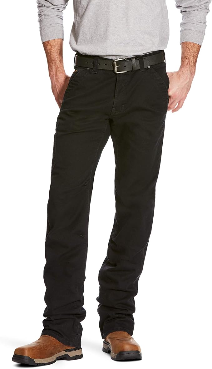 Amazon Com Ariat Rebar M4 Pantalones De Trabajo De Lona Elasticos