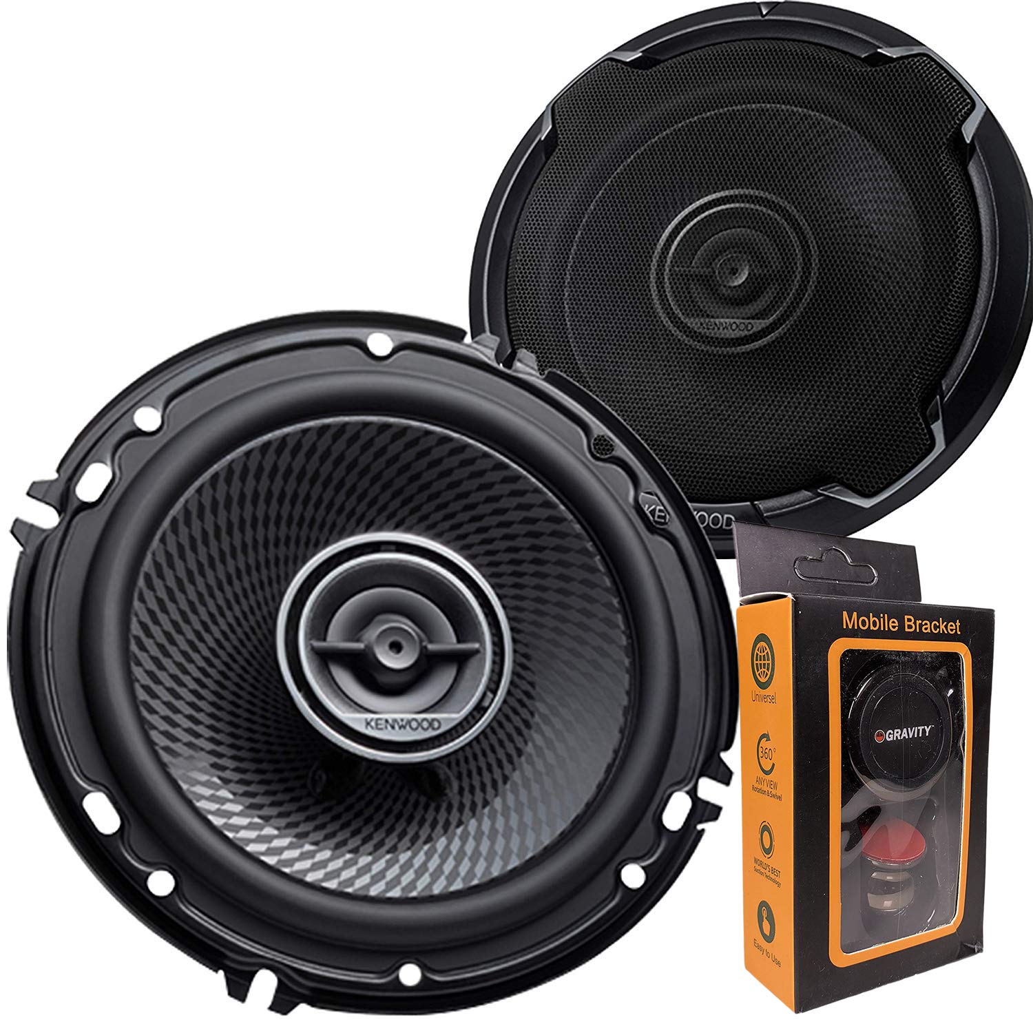 Kenwood KFC1694PS 61/2Inch 3Way Car Speakers (Set of 2) Amazon.in
