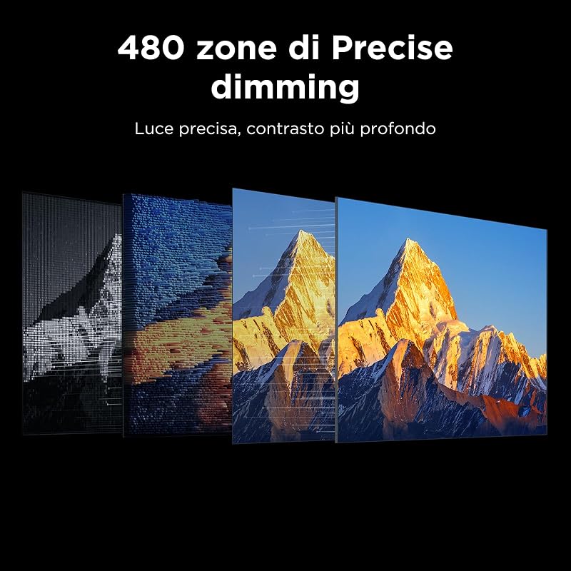 55Q7D Pro – Smart TV SQD‑Mini LED 4K HDR10+ da 55", 2.000nit