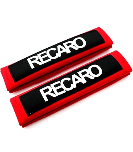Housse Pour Ceinture De Sécurité Mugen Style JDM - 2 Protège-épaules Noirs Avec Logo Brodé Racing