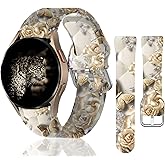 POFMGT 20mm Silicone Sport Bands Compatible for Galaxy Watch 6/Watch 5/Galaxy Watch 4 40mm 44mm/Classic 42mm 46mm/Watch 3 41mm, Active 2 Watch Bands, Replacement Strap for Women Men