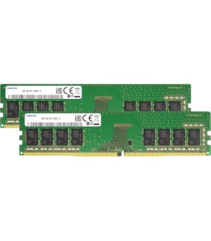 Samsung 16GB (2x8GB) DDR4 2666MHz PC4-21300 (PC4-2666V) CL19 UDIMM
