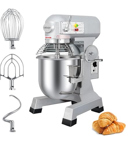 Amazon.com: LEEVOT 10Qt 500W Commercial Food Mixer, Commercial Amazon.com: LEEVOT 10Qt 500W Commercial Food Mixer, Commercial