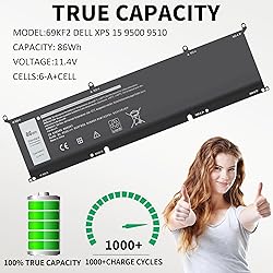 New 86Wh 69KF2 Battery Replacement for Dell G7 15