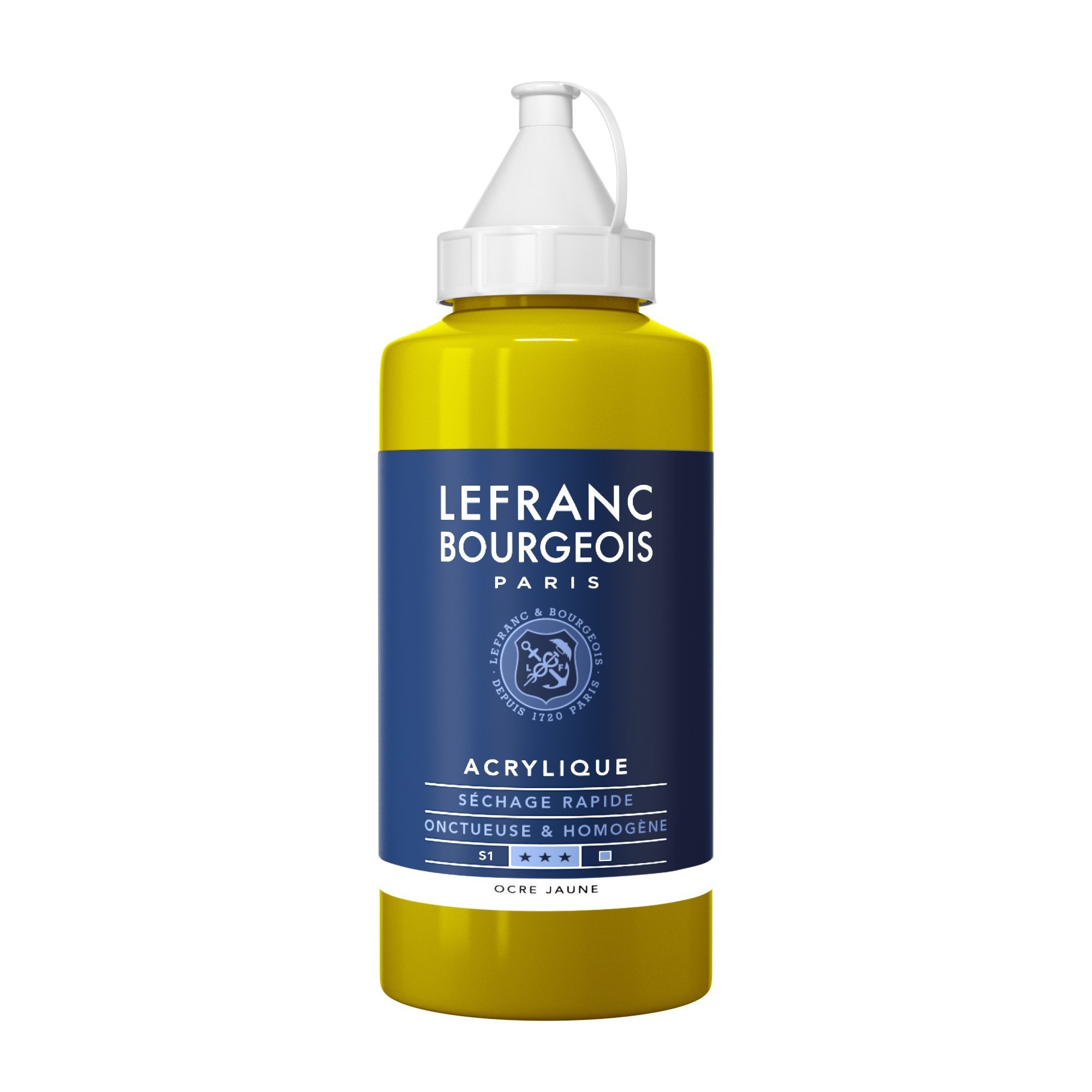 Lefranc Bourgeois, Acrylic Paint, Yellow Ochre, 750 ml (1er Pack)