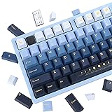 GEKUCAP Gradient Blue Keycaps 129 Keys Moon PBT