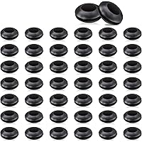 50 Packs Airlock Grommet, Fermenter Lid Grommet, Silicone Grommets for Mason Jars, Straws, Airlock, Beer, Wine, Plastic…