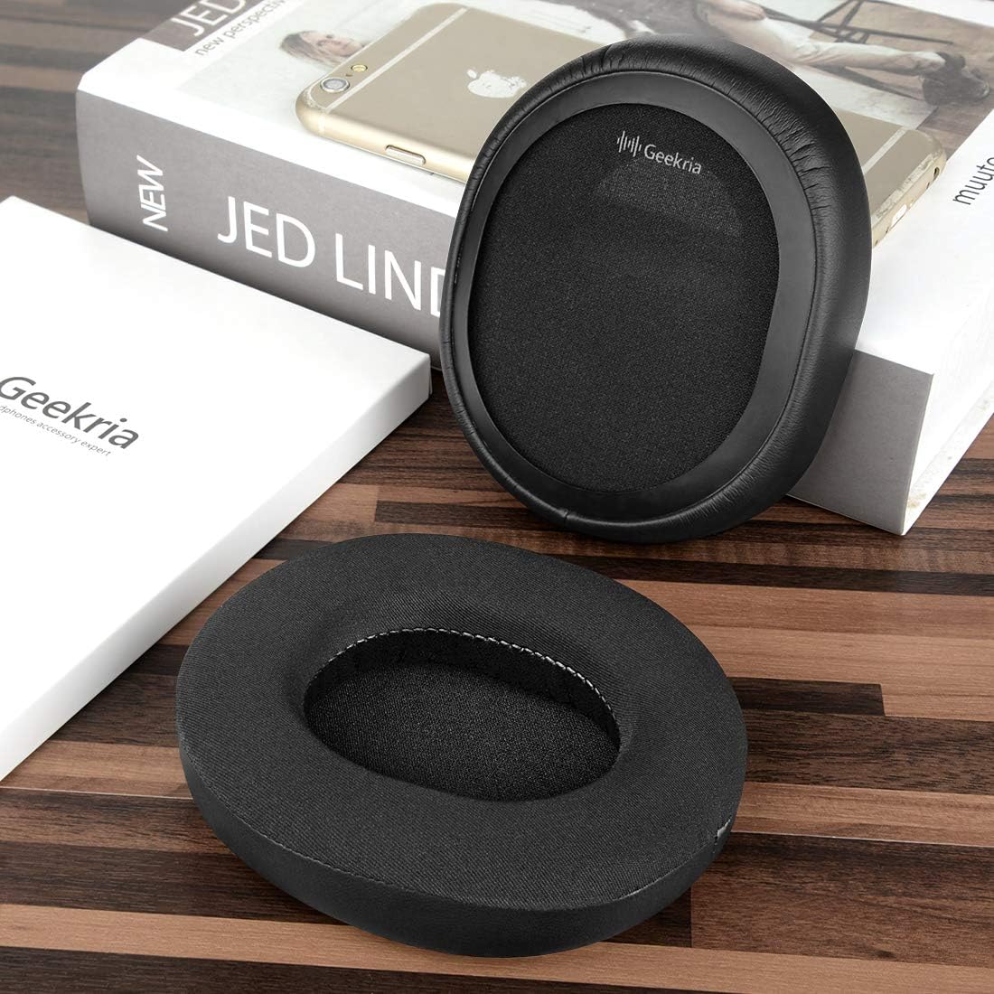 Geekria Sport Cooling-Gel Replacement Ear Pads for Audio-Technica ATH-M50X, M50XBT, M50xBT2, M50x ENSO, M60X, ATH-M40X, M30 - Image 5