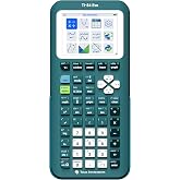 TI-84 Evo Graphing Calculator Texas Instruments, Teal | Intuitive Icon-based Homescreen, USB-C Charging, Python Programming, Faster Performance, Bigger Graphs than TI-84 Plus CE